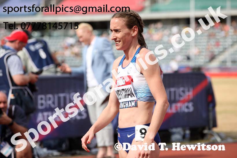 Womens 1500 metres, Muller British Championships, Alexander Stadium, Birmingham. Photo: David T. Hewitson/Sports for All Pics
